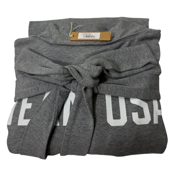 SKIMS Soft Lounge Robe Team USA Heather Gray XL - Picture 12 of 12